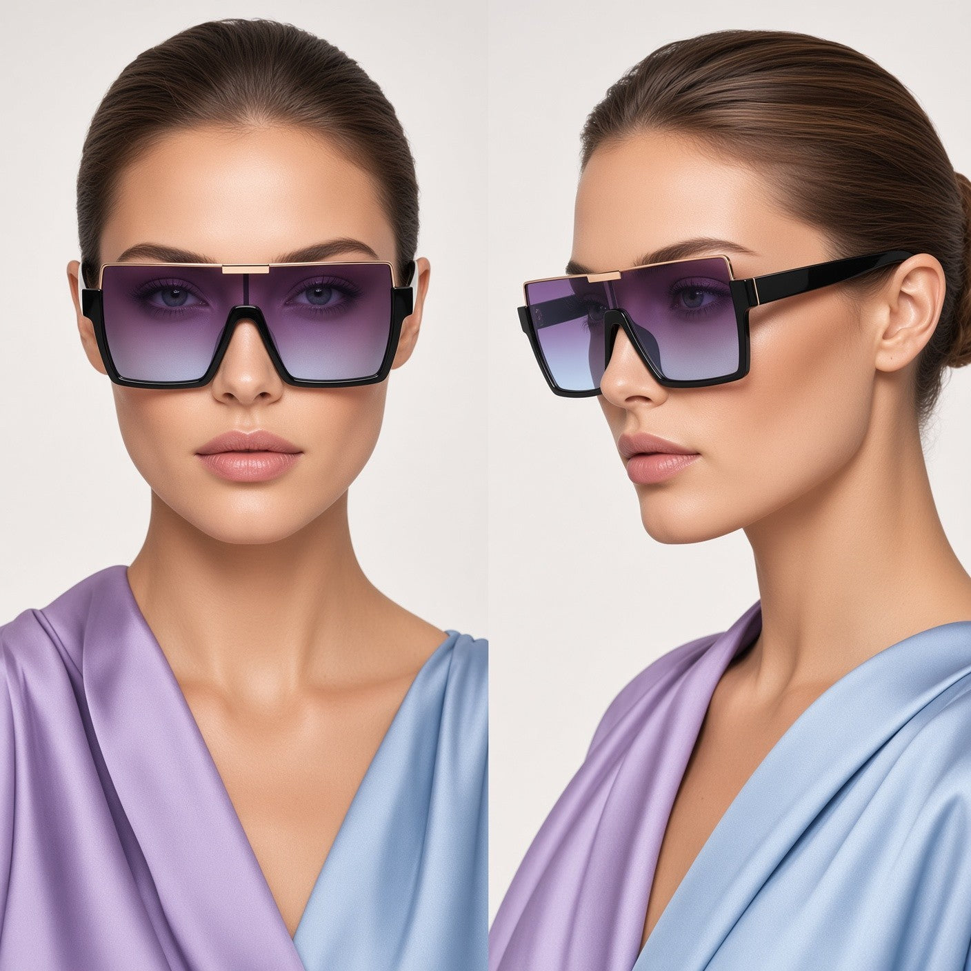 Sunglasses Oversize Fashion Style Big Shades Square Retro Vintage New Women 2026