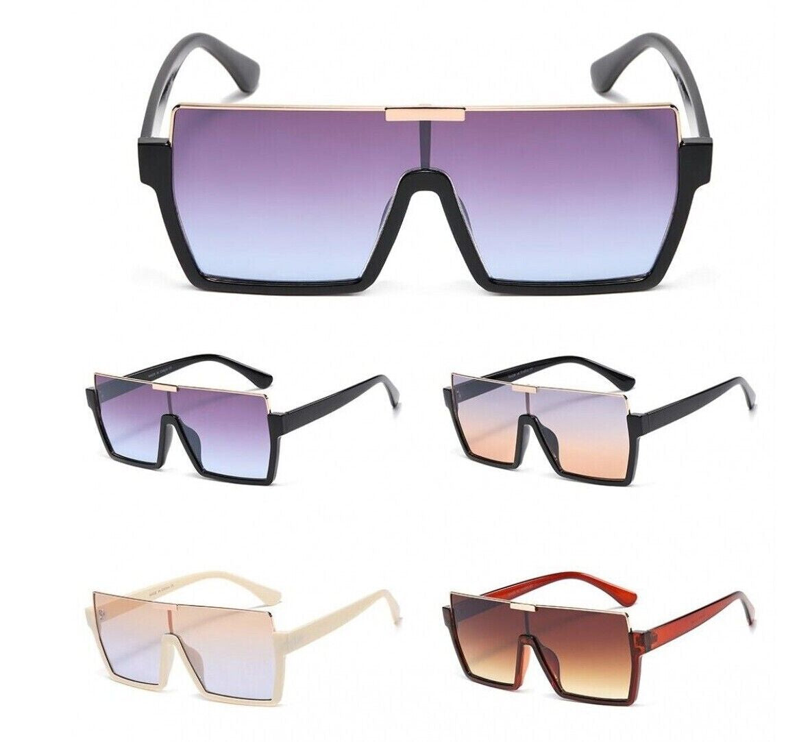 Sunglasses Oversize Fashion Style Big Shades Square Retro Vintage New Women 2026