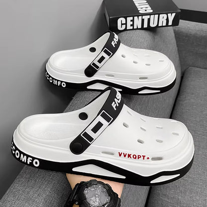 New Fashion Sandals Men'S EVA Casual Comfortable Hole Garden Shoes Outdoor Men'S Beach Sandals Indoor Home Unisex Slippers