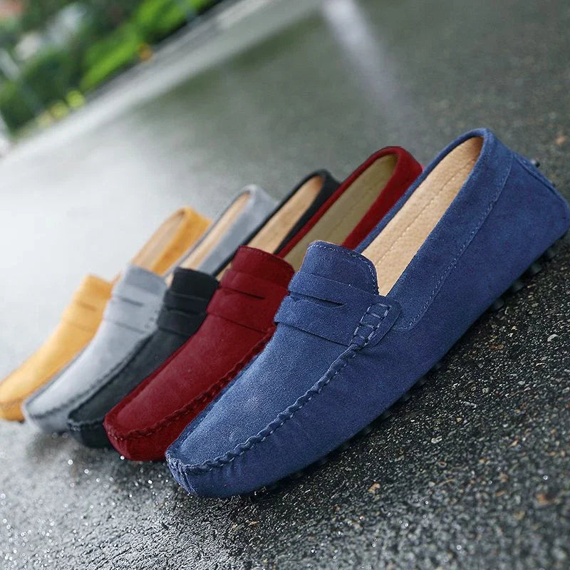 Men Casual Shoes Fashion Men Shoes Handmade Suede Genuine Leather Mens Loafers Moccasins Slip on Men'S Flats Male Driving Shoes