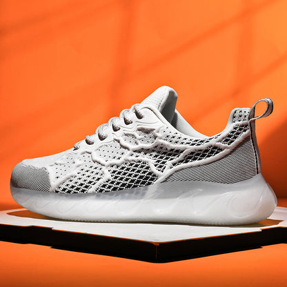 Men'S Fashion Casual Fly Woven Mesh Shoes