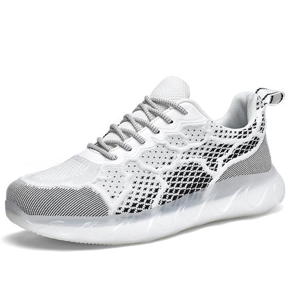 Men'S Fashion Casual Fly Woven Mesh Shoes