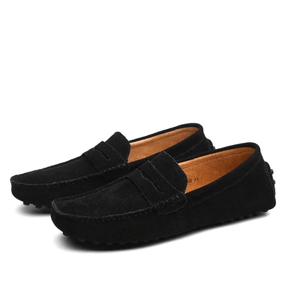 Men Casual Shoes Fashion Men Shoes Handmade Suede Genuine Leather Mens Loafers Moccasins Slip on Men'S Flats Male Driving Shoes