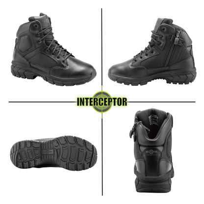Men'S Guard Zippered 6" Soft Toe Tactical Boots