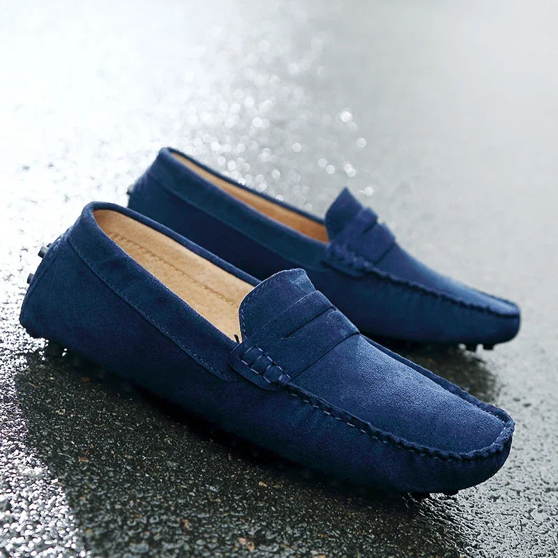 Men Casual Shoes Fashion Men Shoes Handmade Suede Genuine Leather Mens Loafers Moccasins Slip on Men'S Flats Male Driving Shoes