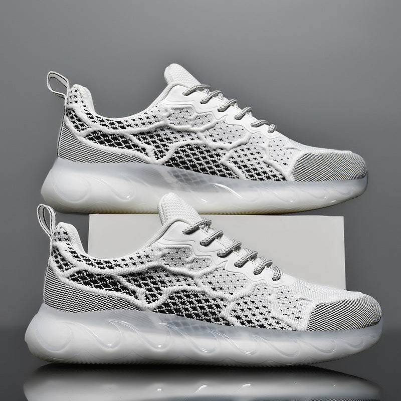 Men'S Fashion Casual Fly Woven Mesh Shoes