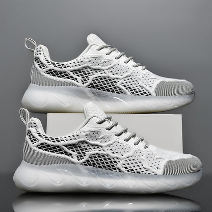 Men'S Fashion Casual Fly Woven Mesh Shoes