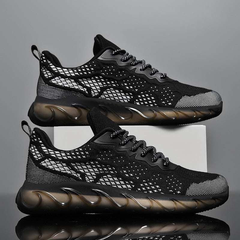 Men'S Fashion Casual Fly Woven Mesh Shoes