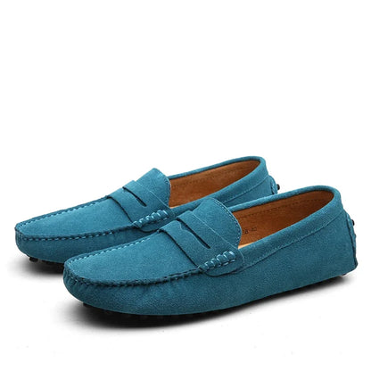 Men Casual Shoes Fashion Men Shoes Handmade Suede Genuine Leather Mens Loafers Moccasins Slip on Men'S Flats Male Driving Shoes