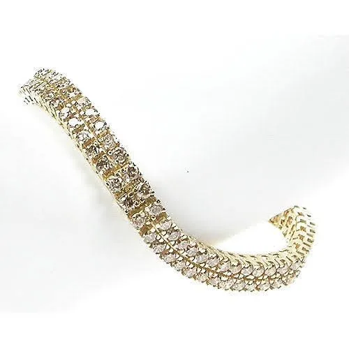 4.10-8.00 CT Round Cut Diamonds - Diamond Bracelet