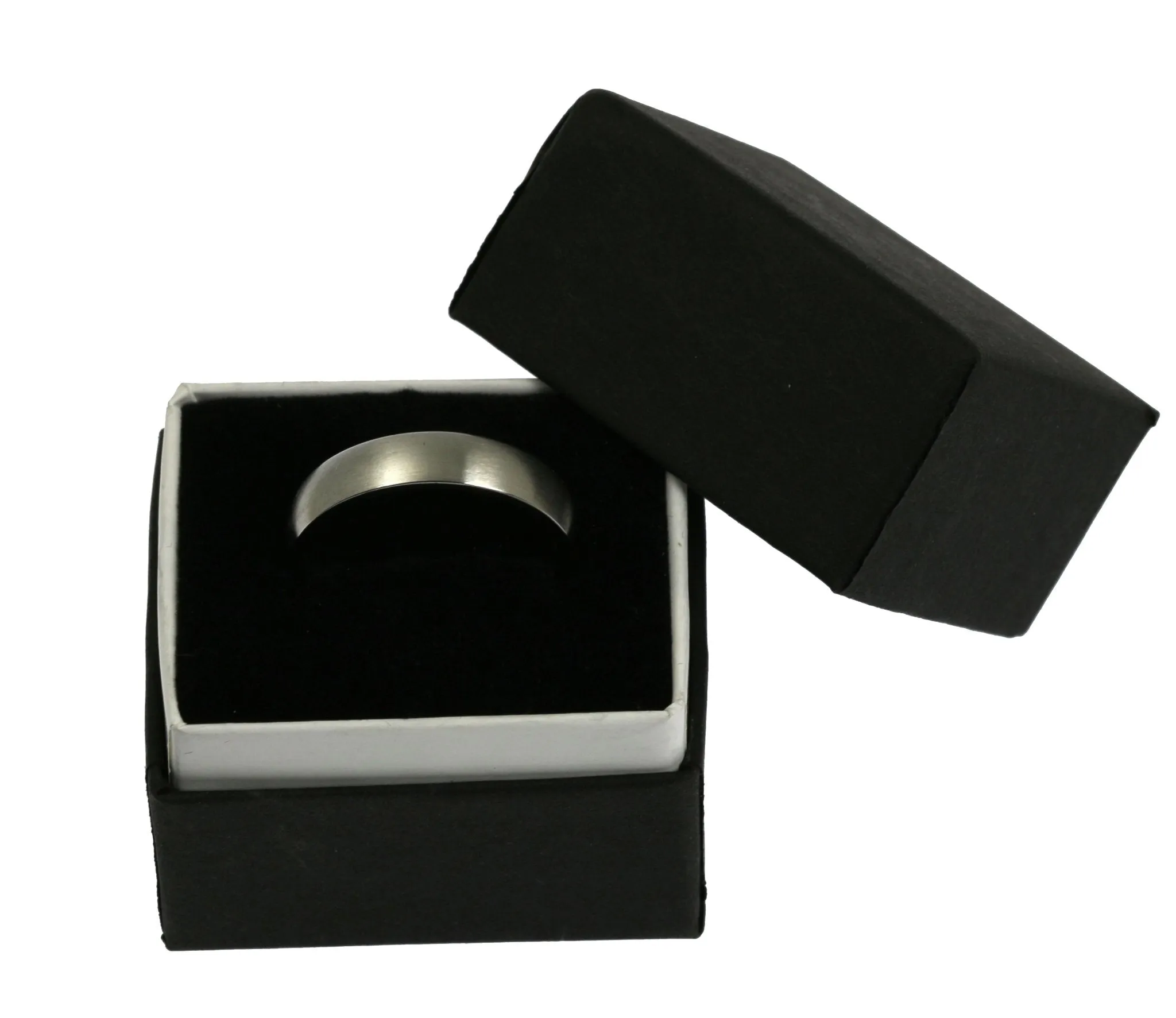 5mm Brushed Comfort Fit Stainless Steel Men's Ring