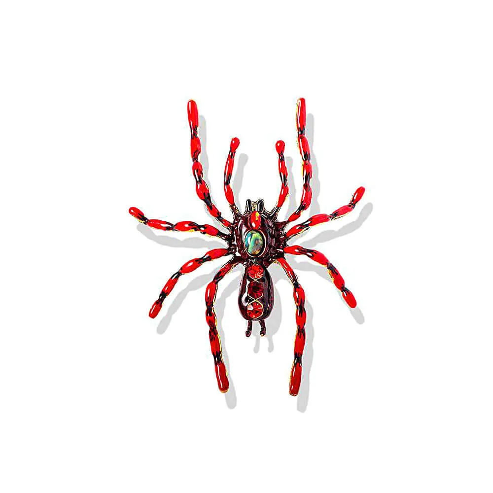 Alloy Long Legs Big Spider Brooch