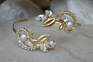 Bridal Open Cuff Bracelet