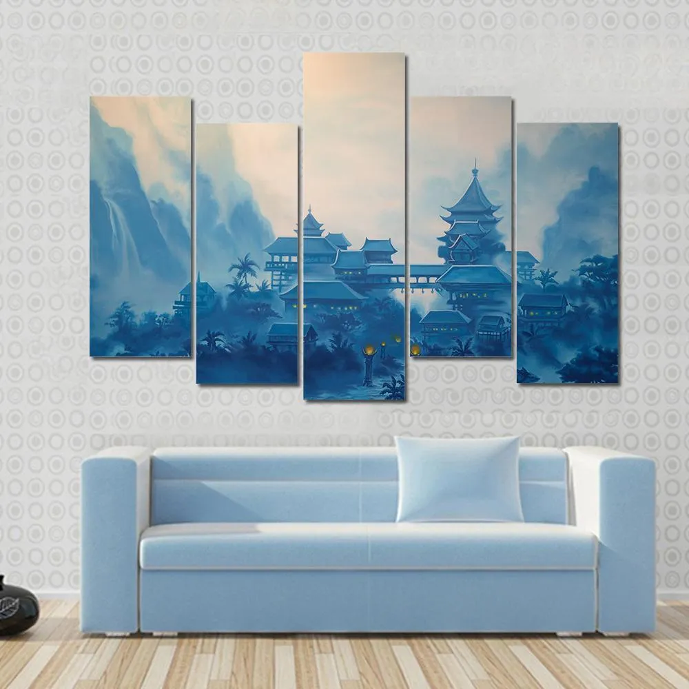 Classical Chinese Landscape Canvas Wall Art