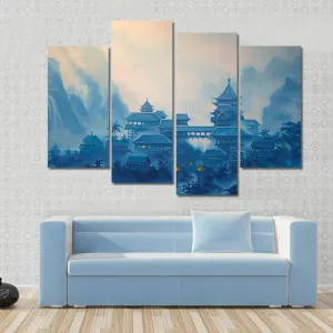 Classical Chinese Landscape Canvas Wall Art