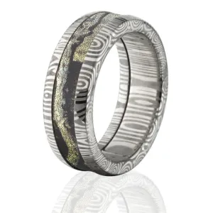 Damascus Break Up Infinity Camo Rings, BUI Men's Camo Band