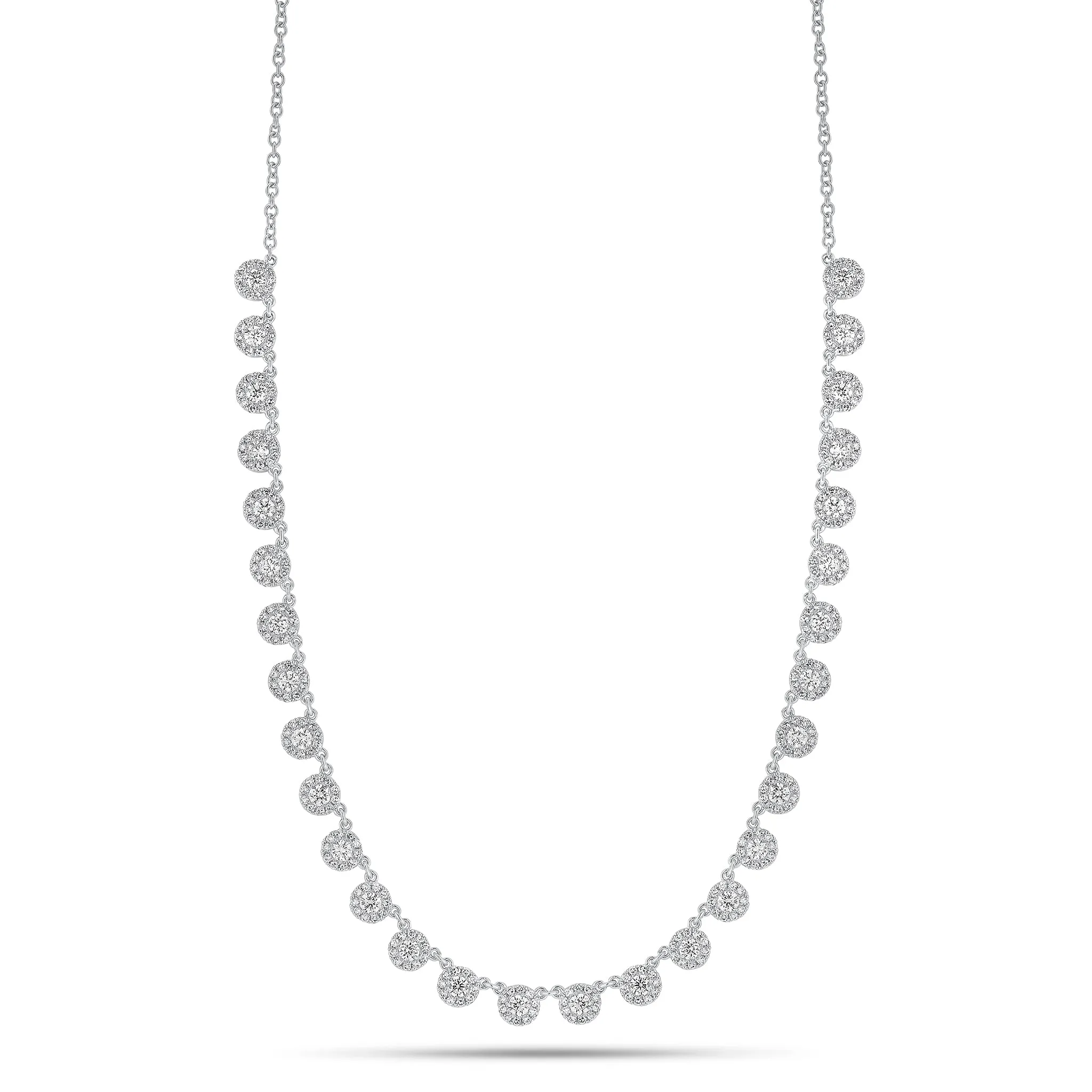 Diamond Halo Necklace