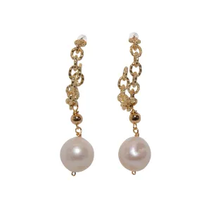 Droplet of Elegance Pearl Earrings