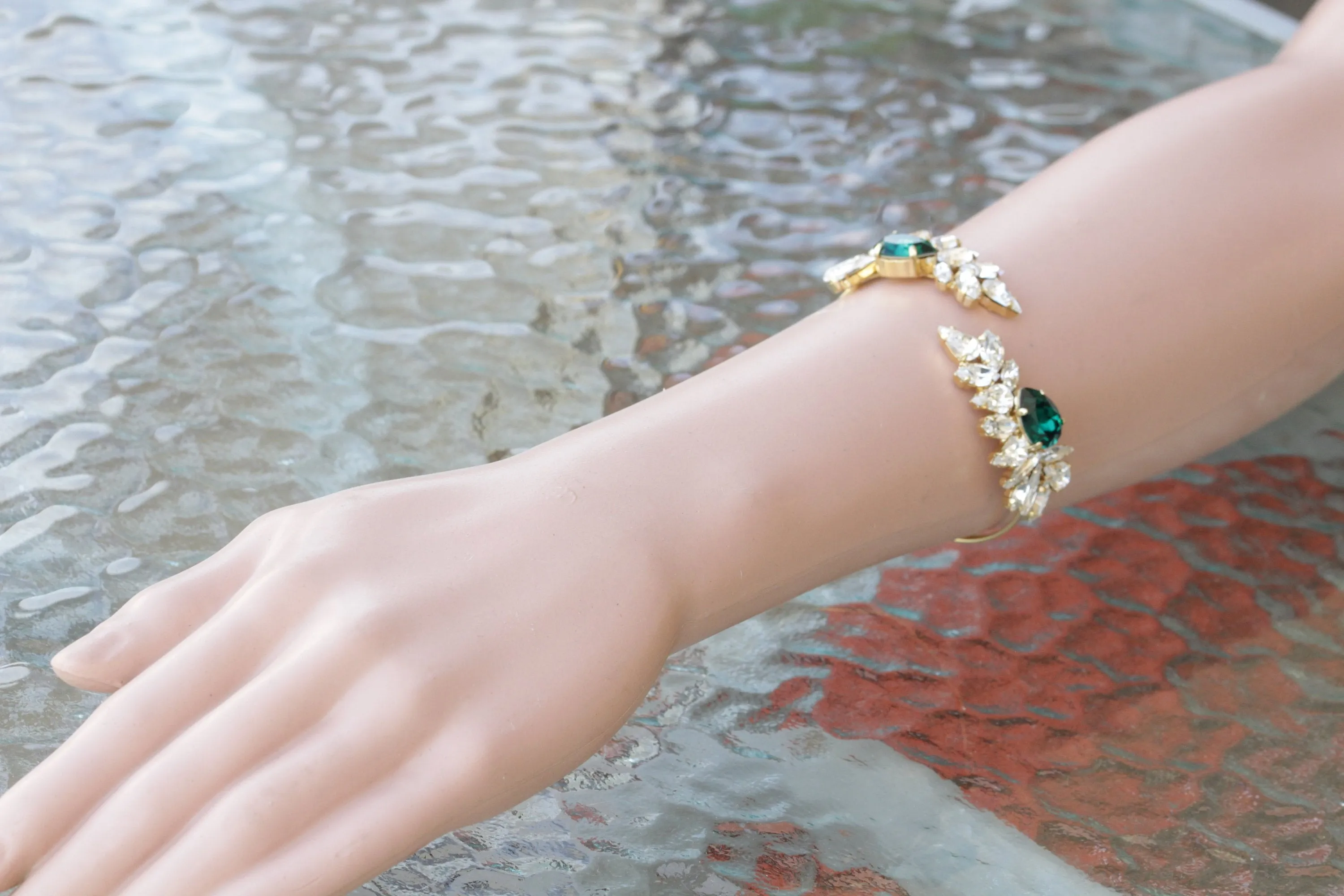 EMERALD WEDDING BRACELET