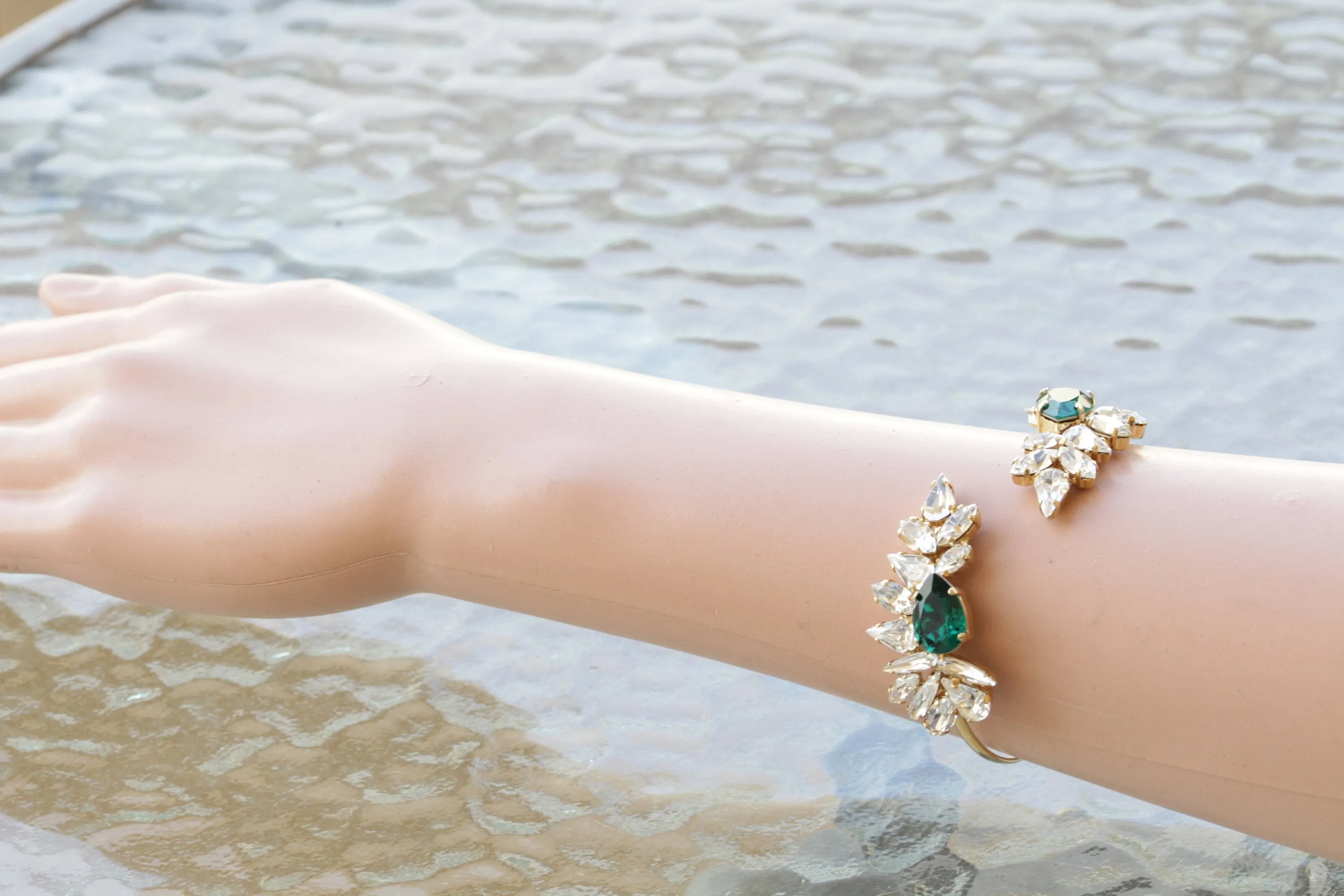 EMERALD WEDDING BRACELET