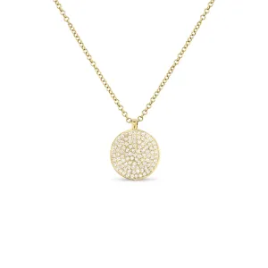 Everyday Diamond Disc Pendant