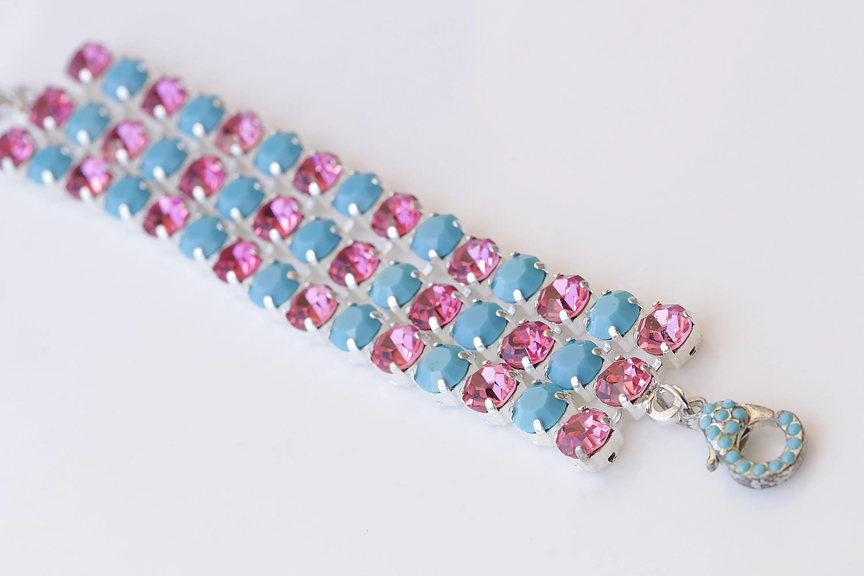 FUCHSIA TURQUOISE BRACELET