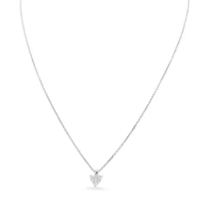 GCS Certificated 1.03ct Heart Cut Diamond Pendant/Necklace