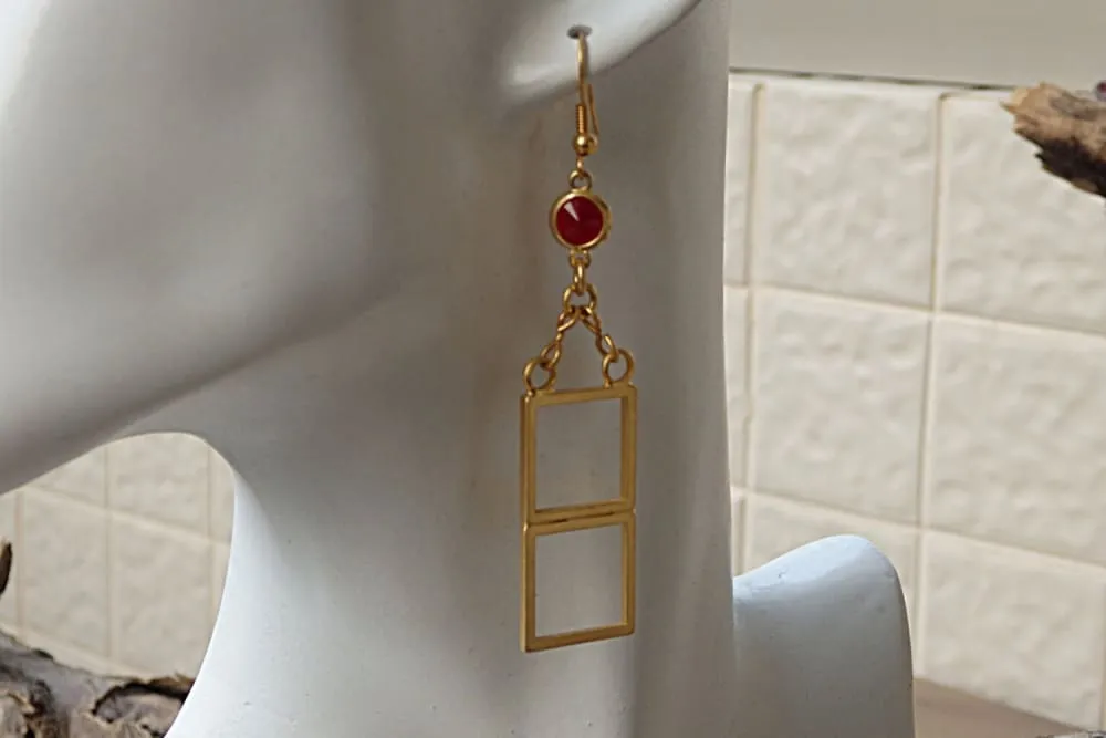 Geometric shapes earrings