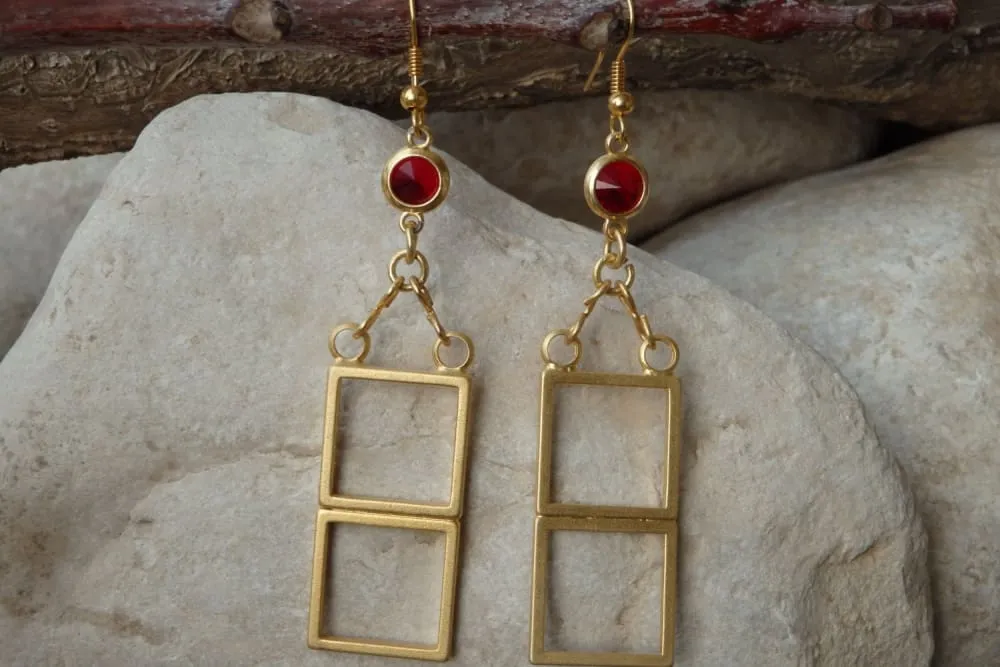 Geometric shapes earrings