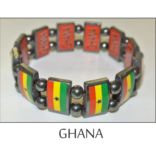 Ghana Metal Beads Bracelet