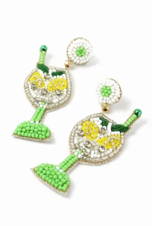 Gin Cocktail Earrings