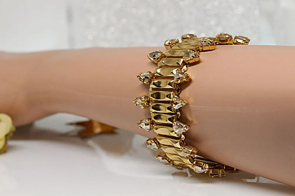 Gold Bridal Bracelet