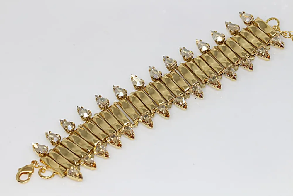 Gold Bridal Bracelet