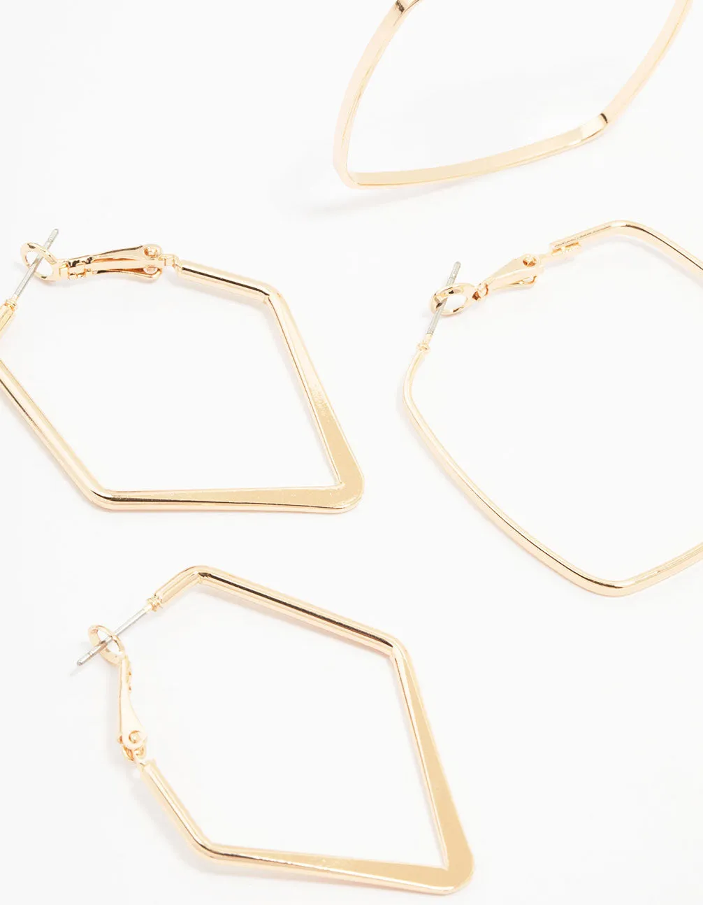 Gold Geometric Hoop Earring 3-Pack