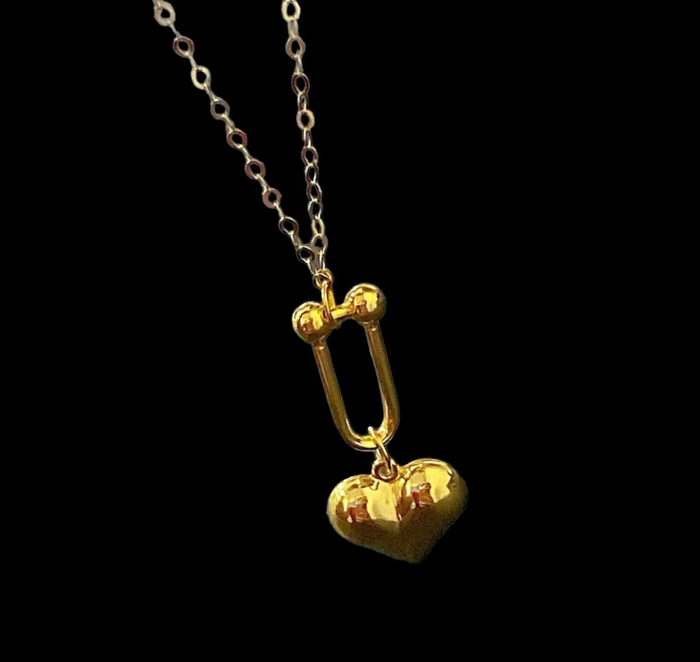 #GOLD2024 | 18K Golden Heart Hardwear Necklace