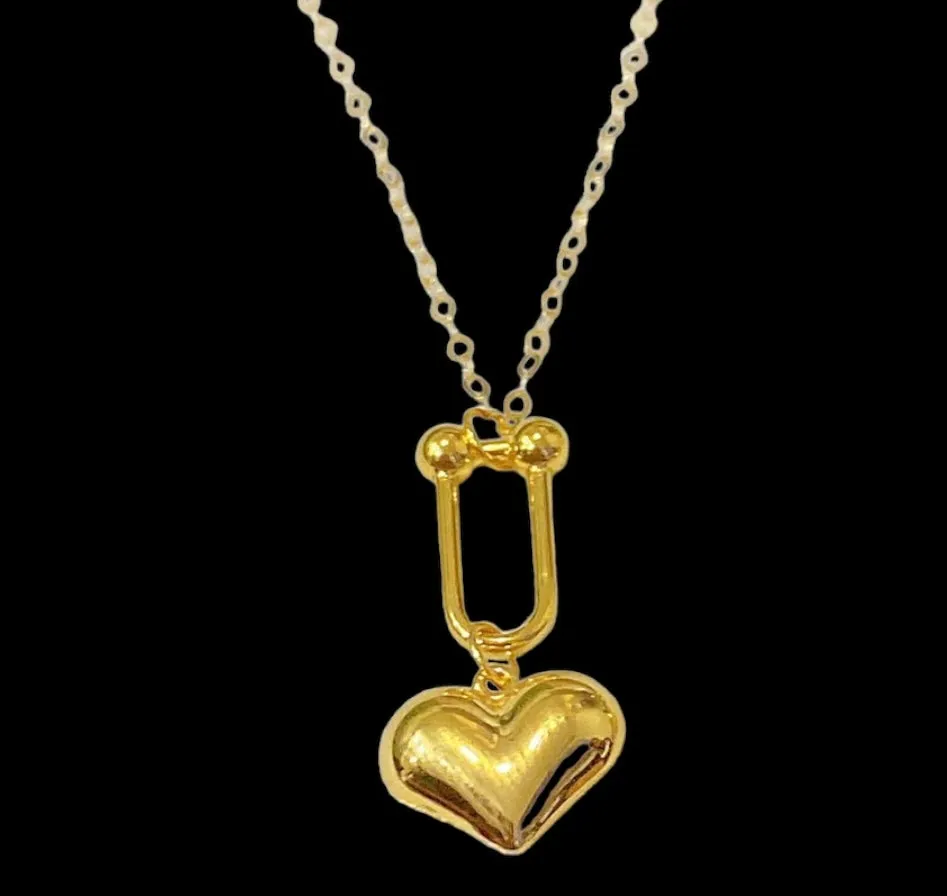 #GOLD2024 | 18K Golden Heart Hardwear Necklace