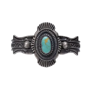 Kingman Turquoise Cuff | Kevin Yazzie