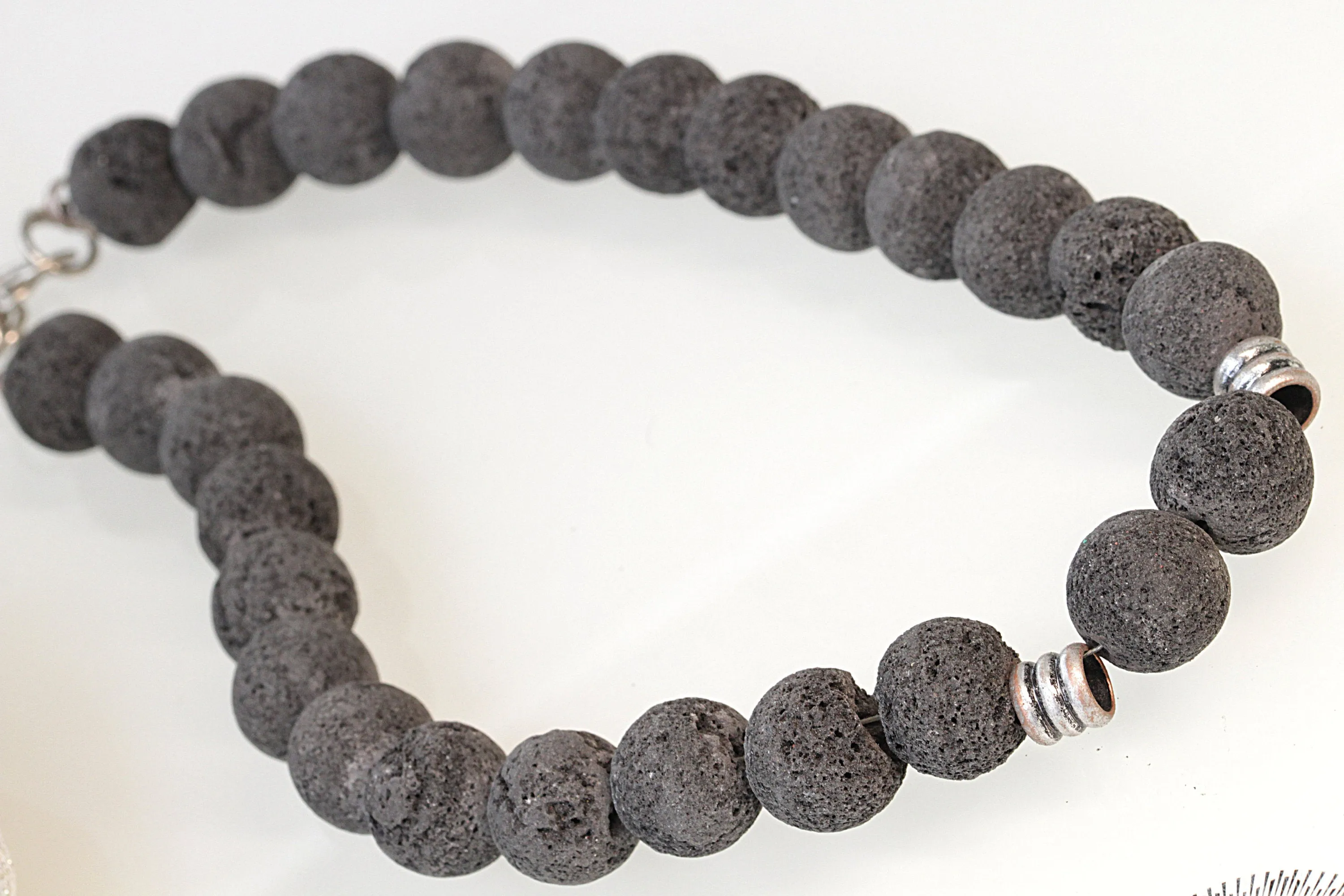 LAVA BEAD NECKLACE