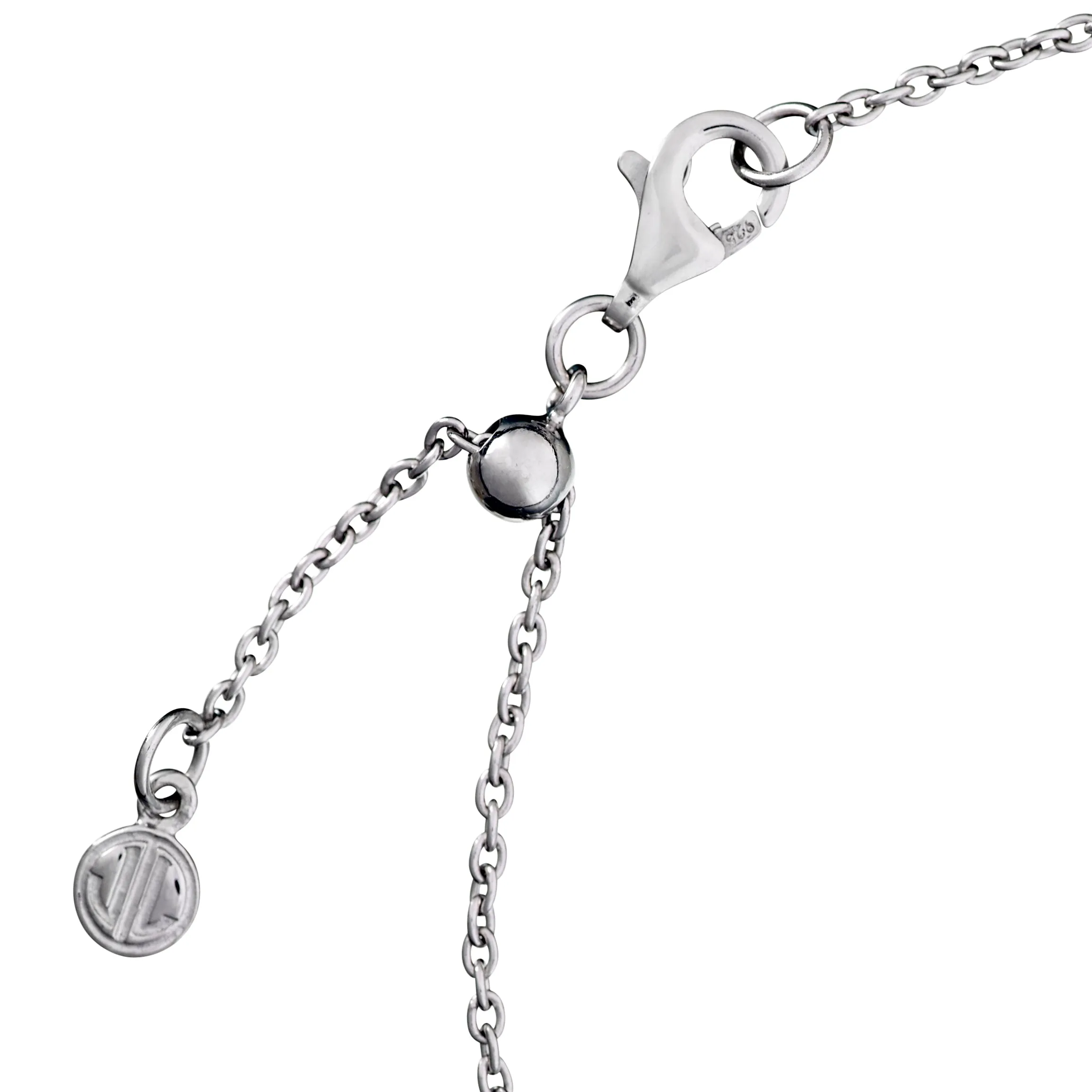 Mother of Pearl Heart Sterling Silver Bracelet