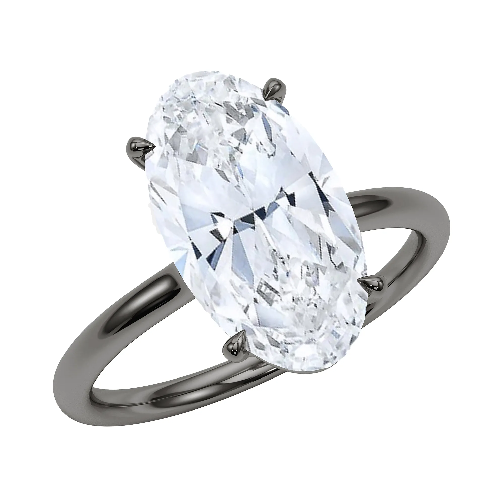 Moval Diamond Ring