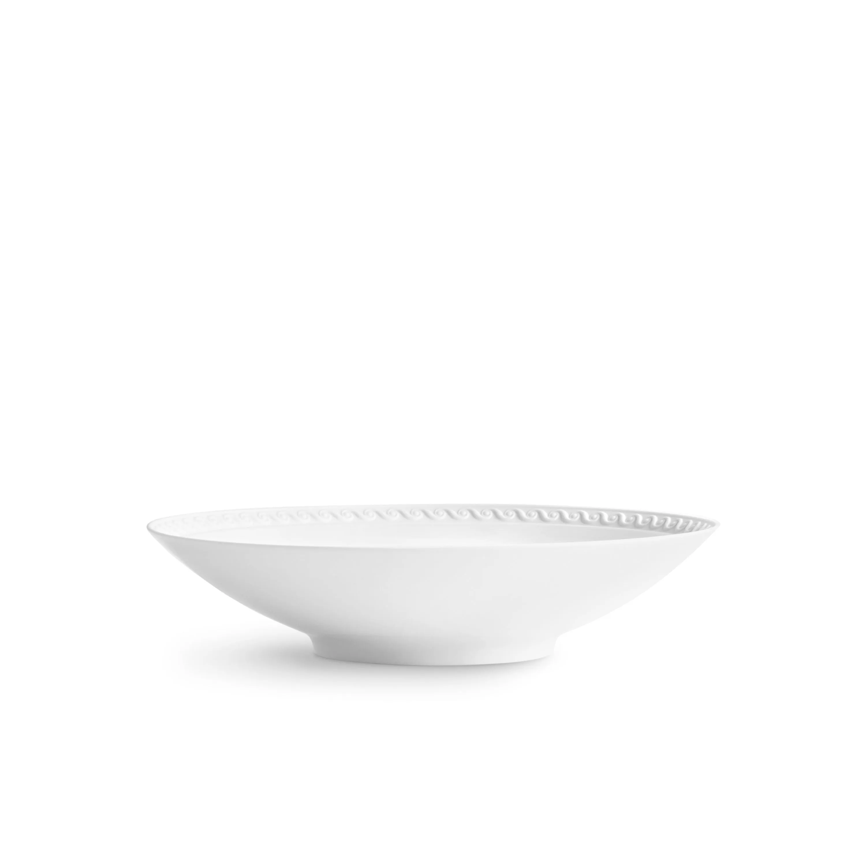 Neptune Soup Plate- White