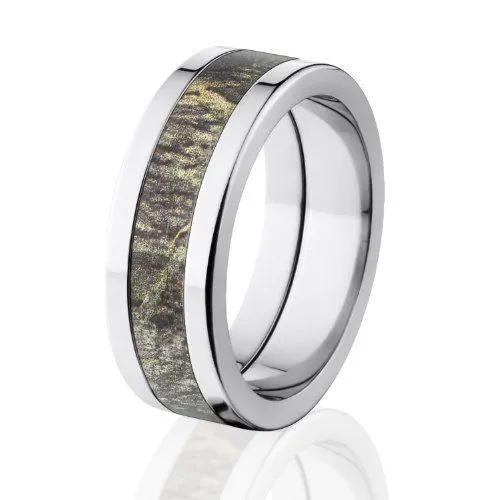 New Breakup Camo Wedding Ring, Mossy Oak Rings, Camouflage Band