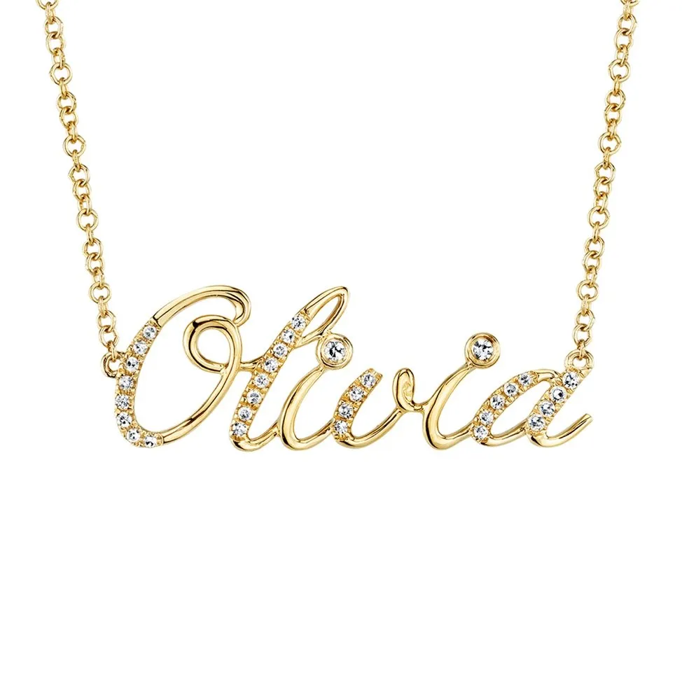 OLIVIA Name Plate - N4516A