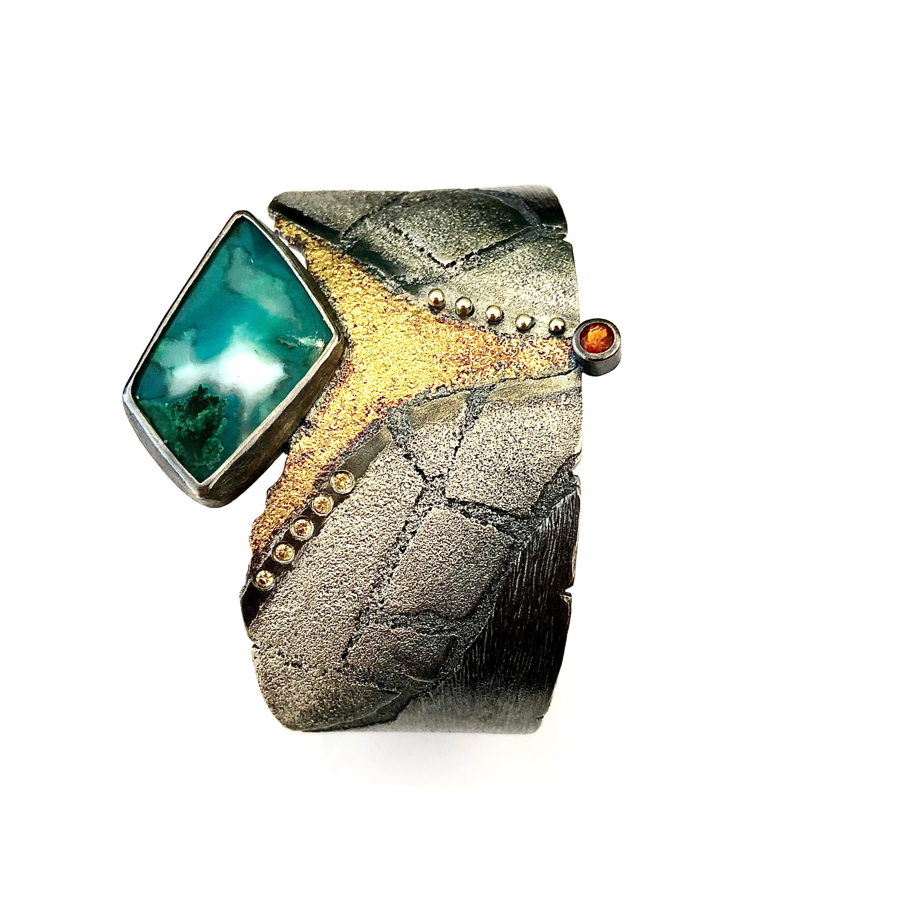 San Andrea Cuff with Chrysocolla