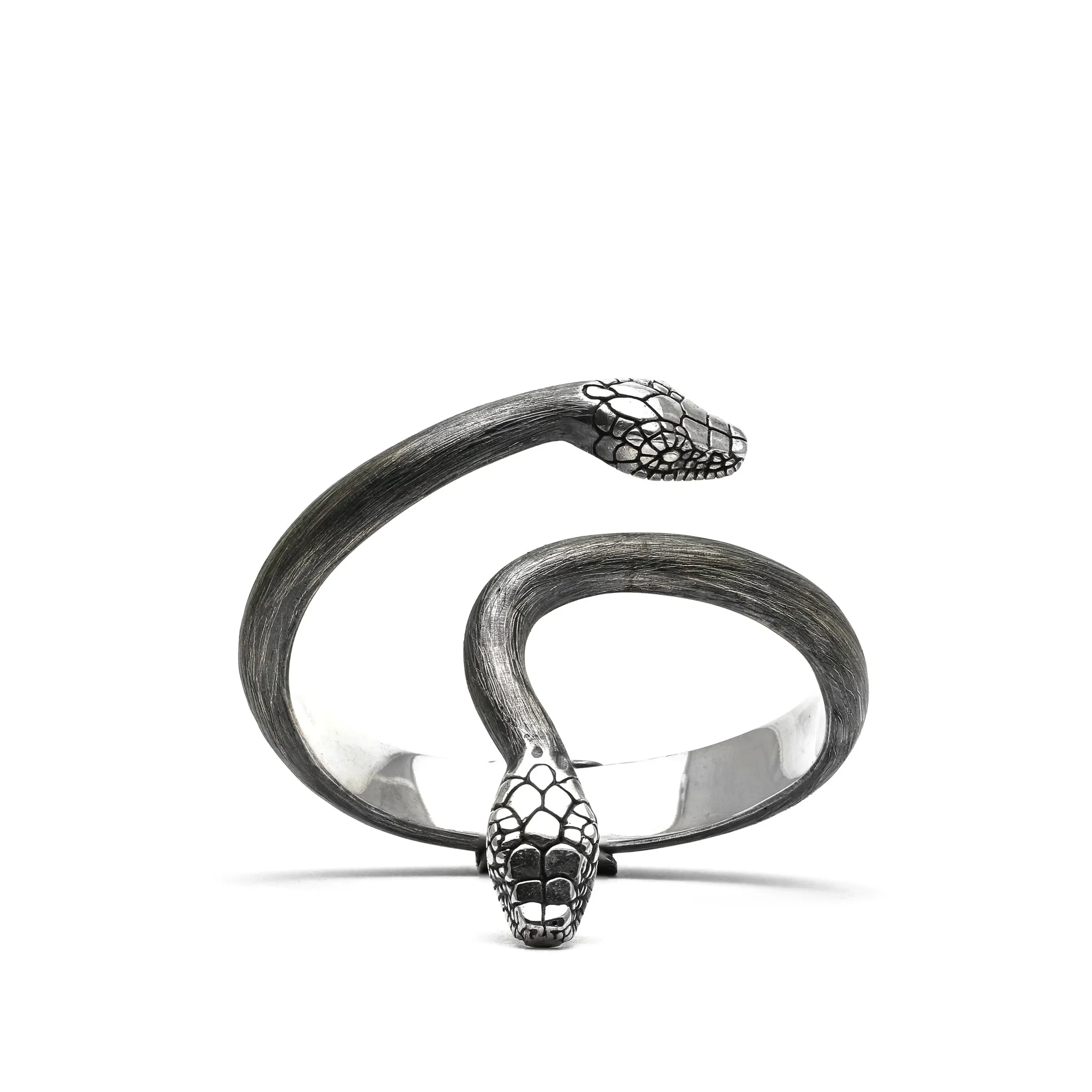 Serpentine Form Hinged Bracelet