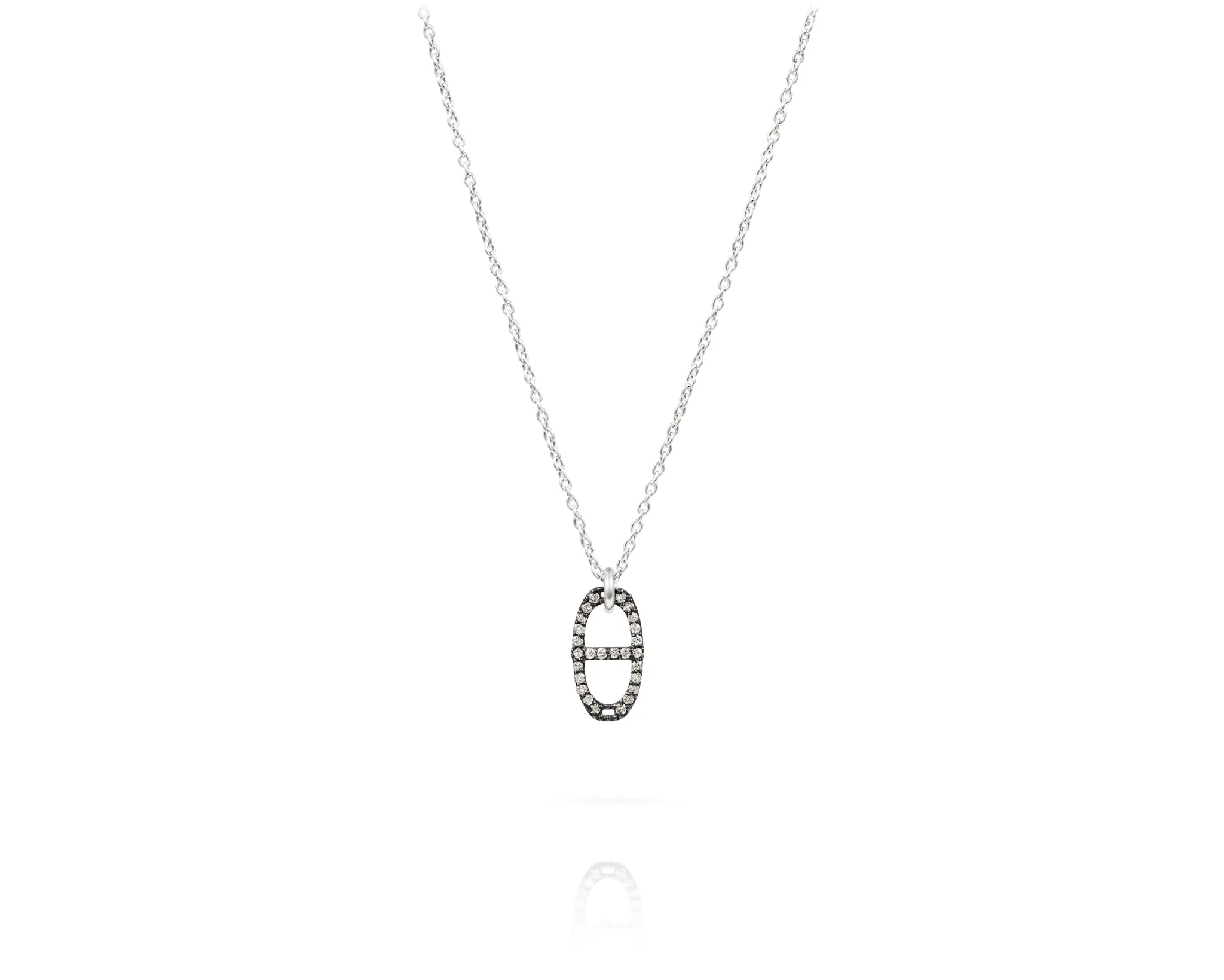 Small Diamond Kingston Charm Necklace