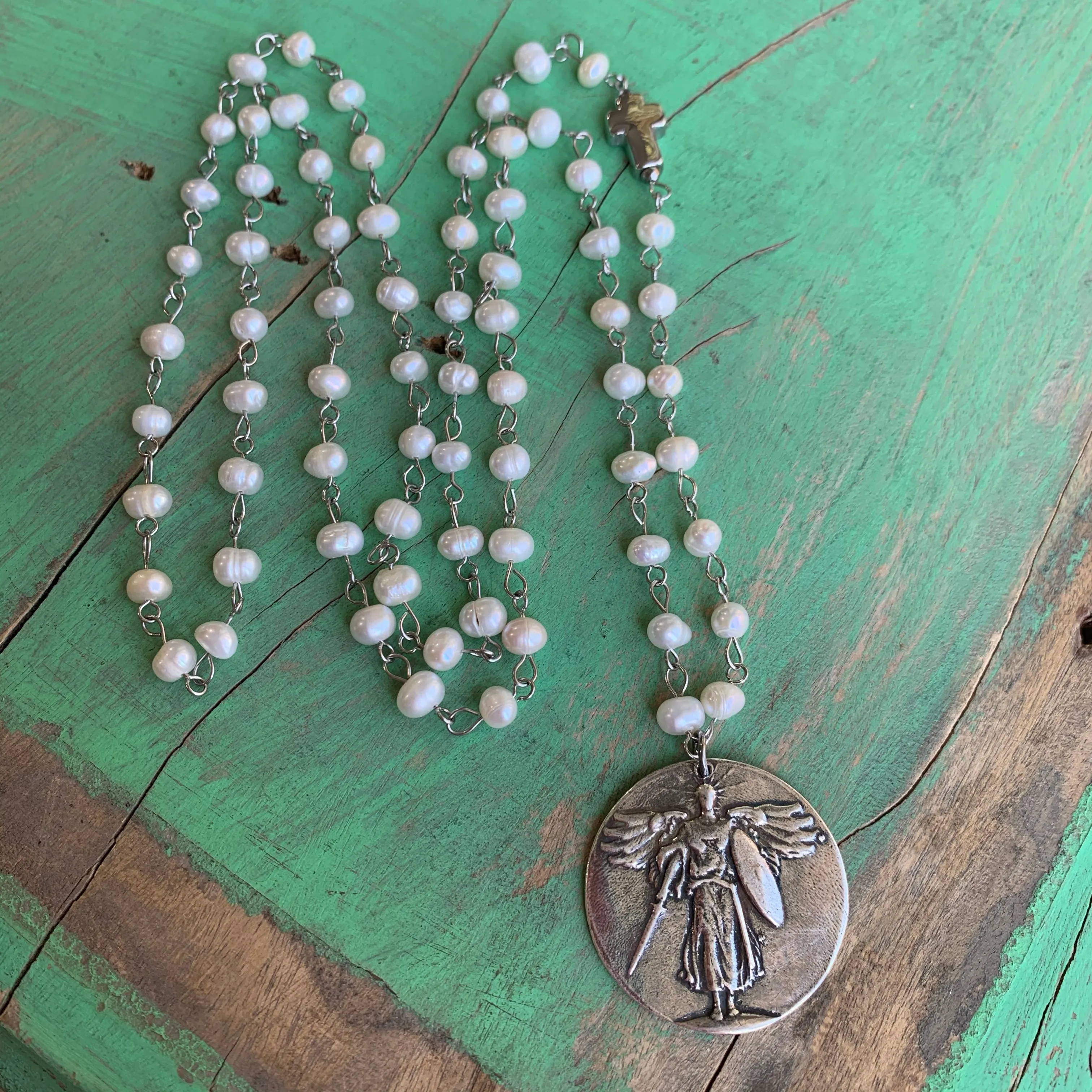 St Michael Pearl Set