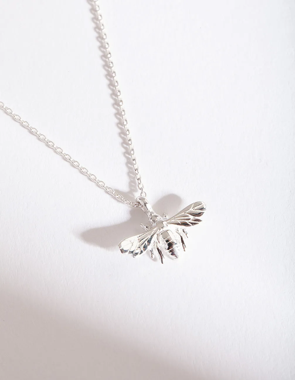 Sterling Silver Bee Necklace