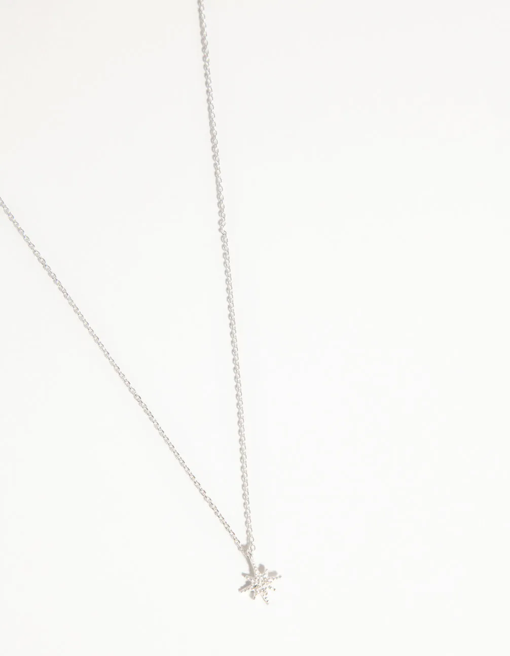 Sterling Silver Starburst Necklace