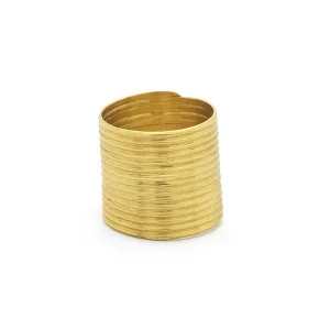 Thread Ring Plain Gold